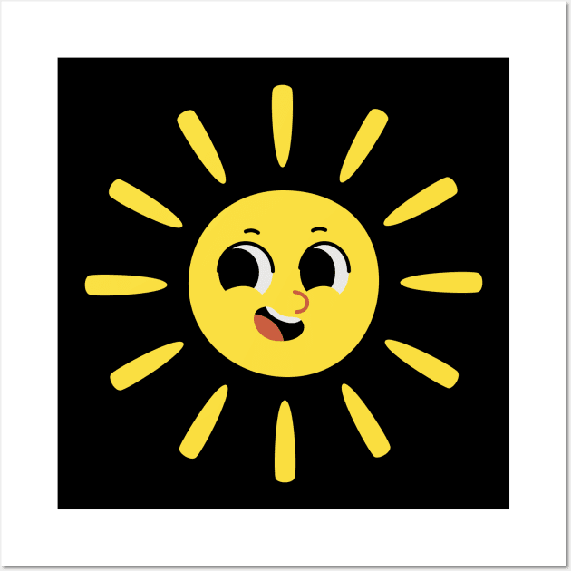 Happy Sunshine Design Wall Art by ApexDesignsUnlimited